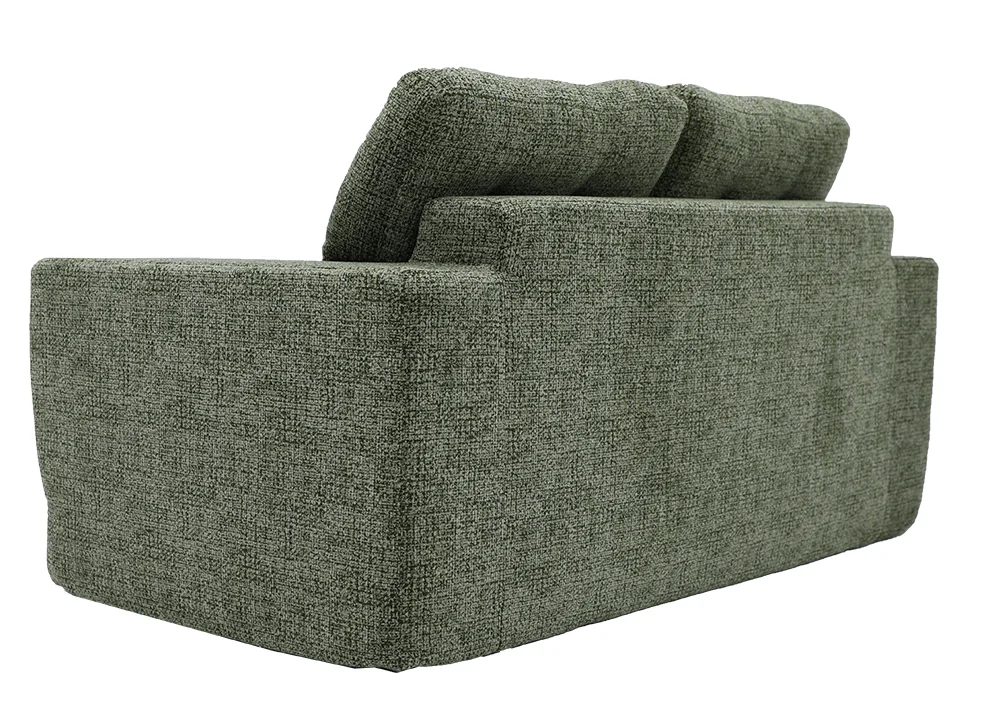 #Compressed 2-Seater Loveseat Sofa Bed Set Tufted Design Vacuum Packed Modern Thick Cushions Space-Saving Living Room Hotel Use