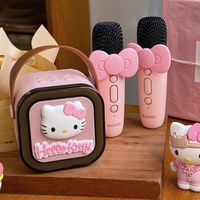 ﻿﻿ ﻿Genuine Sanrio Karaoke Machine Anime Hello Kitty Wireless Bluetooth Speaker Cute Kuromi USB Music Player Microphone Kid Gift