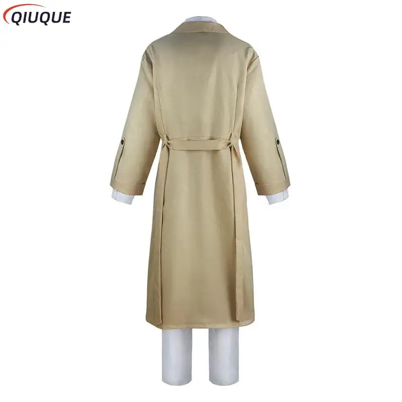 Armed Detective Agency Osamu Dazai Cosplay Costume Wig Men Women Anime Suit Out… - Image 3