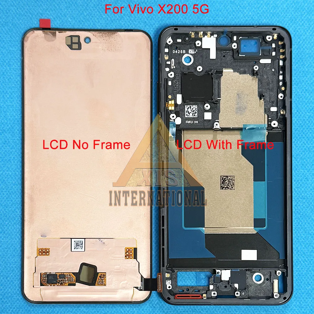 Image of AMOLED Original für Vivo X200s X200 Pro Mini 5G LCD X200 5G Display Bildschirm Touch Panel für Vivo X200 Ultra V2454A LCD Display