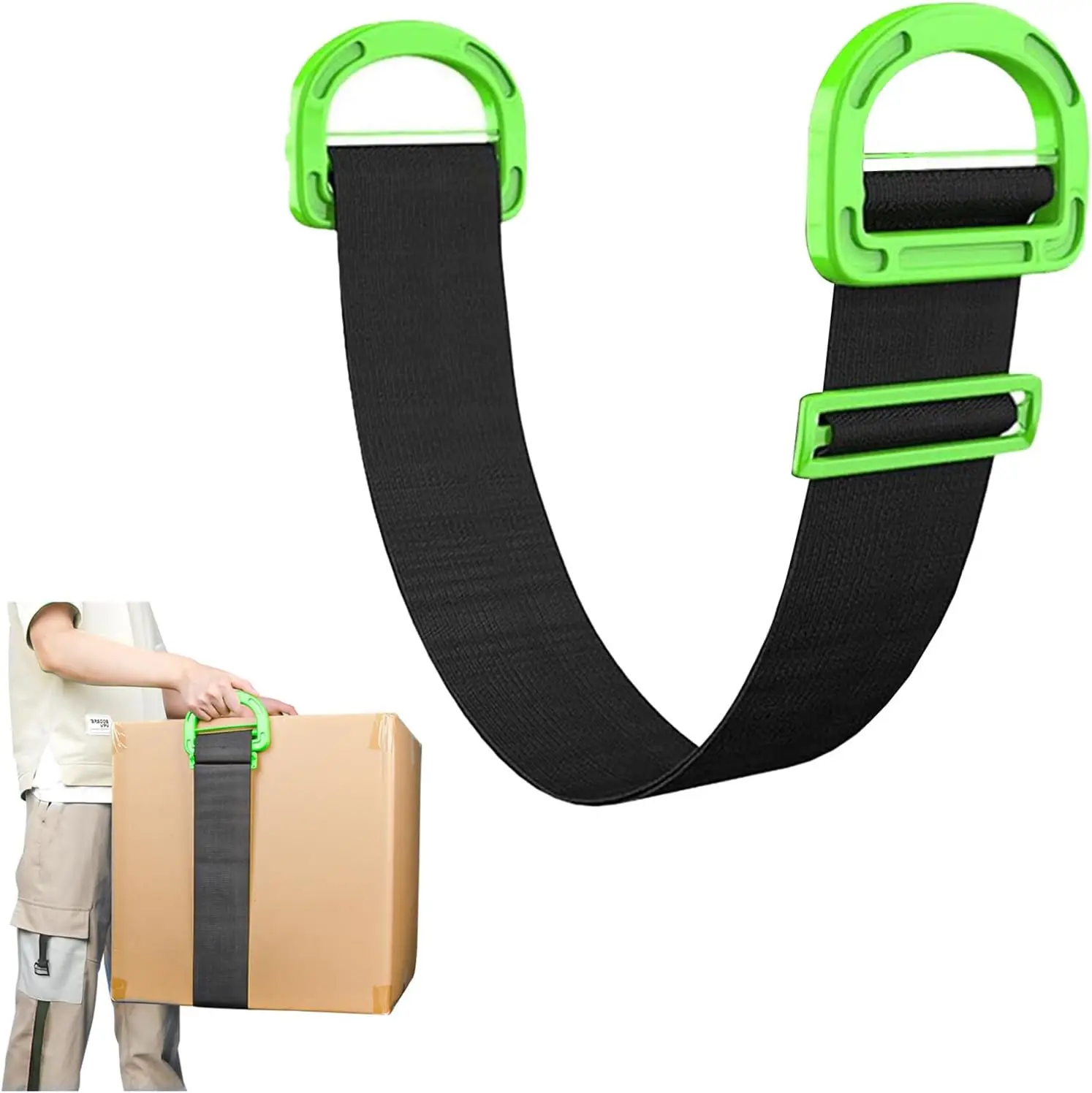 

Adjustable Moving Straps for Furniture, Boxes, Appliances - Supports up to 400lbs