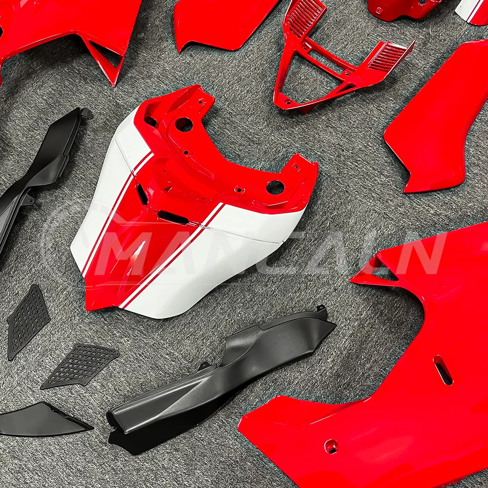 Motorcycle Fairings Kit for Ducati 749 749s 999 2003- Bodywork Set High Quality ABS Injection New red white