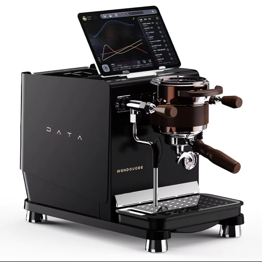 Wendouge DATA Single Head Automatic Battery-Powered Coffee Machine Italian Iron Touch Screen Hotel Use 24-Cup Capacity