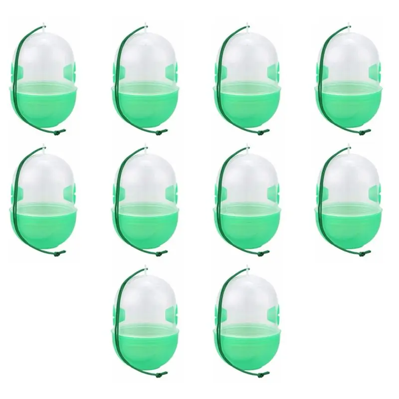 ABWR-Hanging Plastic Asian Hornet Catcher Wasp Trap Fly Killer Anti-Bee Mosquito Killer Yellowjacket Pest Control 10PCS