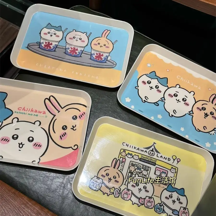 Chiikawa Cartoon Tray Cute Storage Plate for Breakfast Fruit Candy Snack Holder Stylish Decorative for Kitchen Table Home view 5