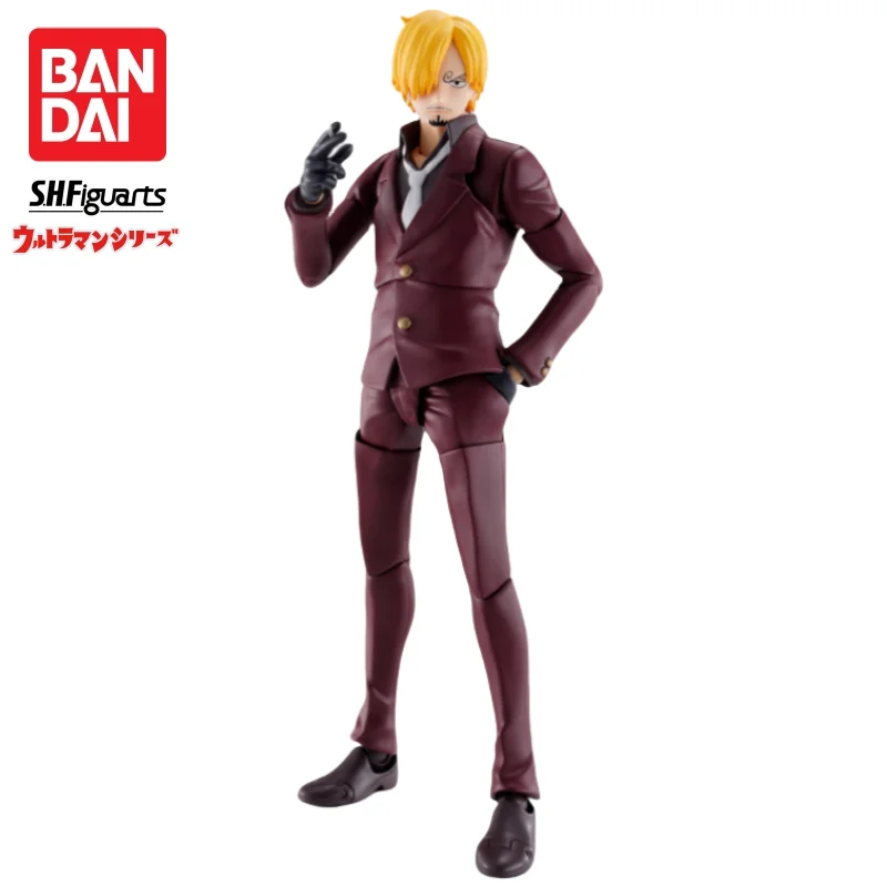 In Stock Bandai Original S H Figuarts One Piece Sanji Action Figure Model Doll Brand New Boxed Anime Characters Garage
