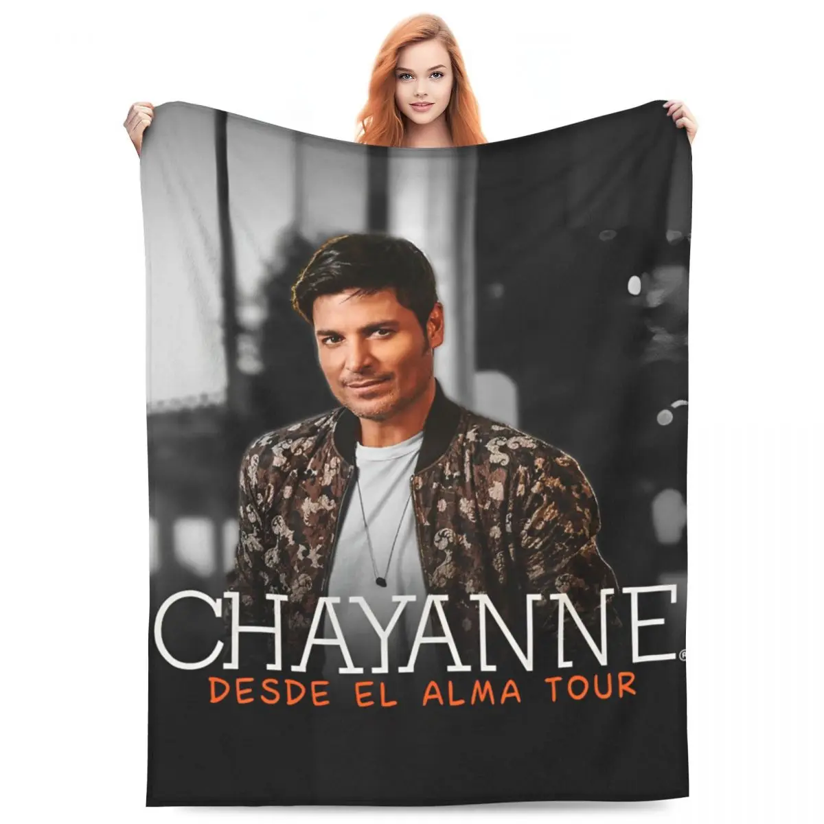 

Chayanne Blanket Fleece Spring/Autumn Portable Super Soft Throw Blankets for Bed Bedroom Bedspreads