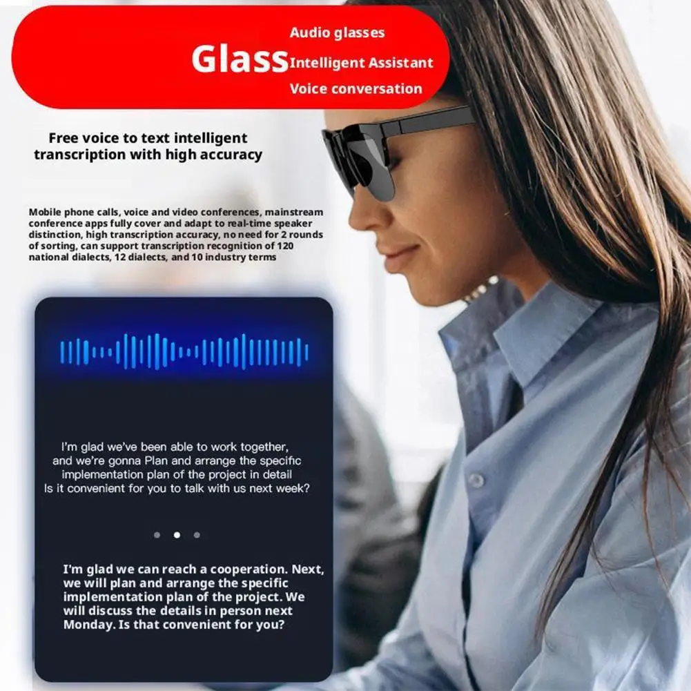 F06 AI Übersetzer Bluetooth Sonnenbrille UV Polarisierte Smart Gläser Integriertes Mikrofon Für Anrufe Musik Für Outdoor-Sport Radfahren T R9N5