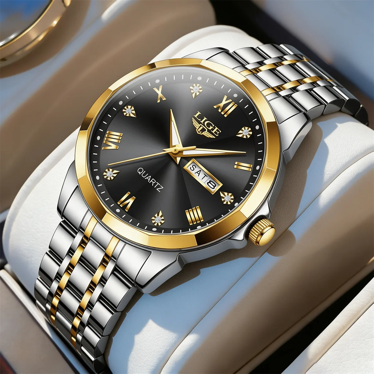  ﻿ Top Luxury Man Wristwatches Sport Waterproof Watches Men Quartz Watch Luminous Stainless Steel relógio masculino ﻿ ﻿ ﻿