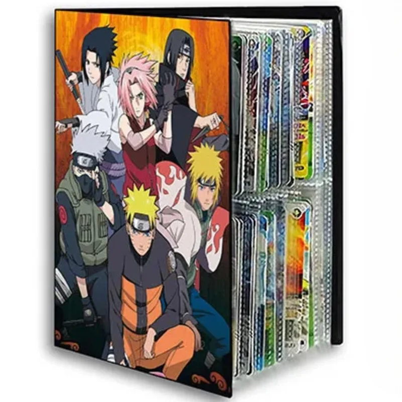 NARUTO Uzumaki Naruto 240pcs Card Album Book Game Card Holder Binder VMAX Game Card Collection Kids Toys Gift