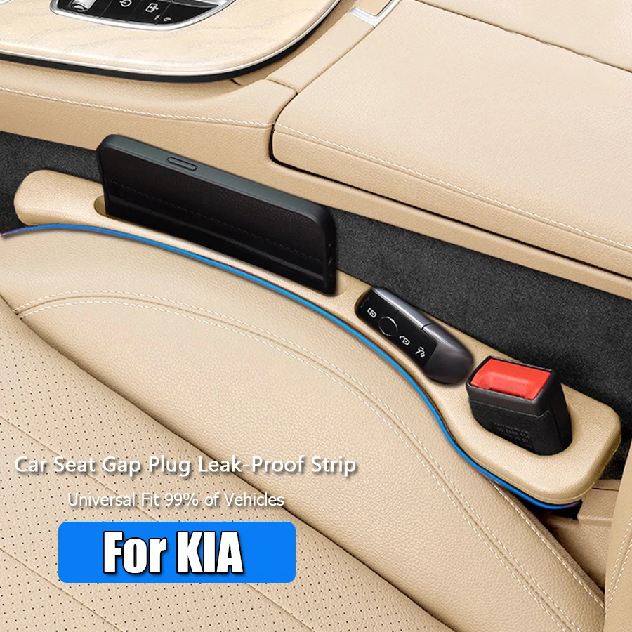 1PCS Car Seat Gap Plug Strip Leak-Organizer Proof Strip Filler For KIA Sportage Stonic Rio K2 K3 K5 KX3 Sorento Xceed Optima