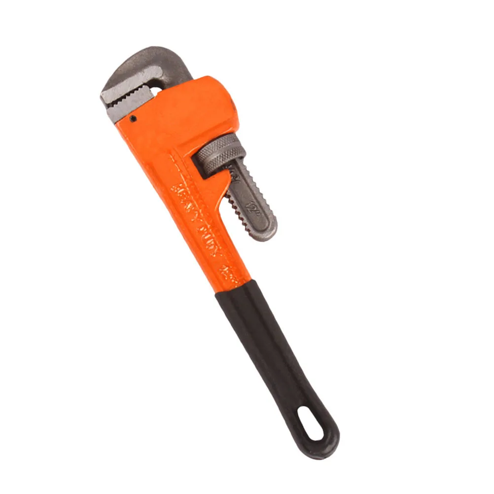 

Water Pipe Wrench High quality Iron Continuous Teeth Longer Life Plumbing Tool Adjustable Spanner Pipe Repair Multipurpose Labor