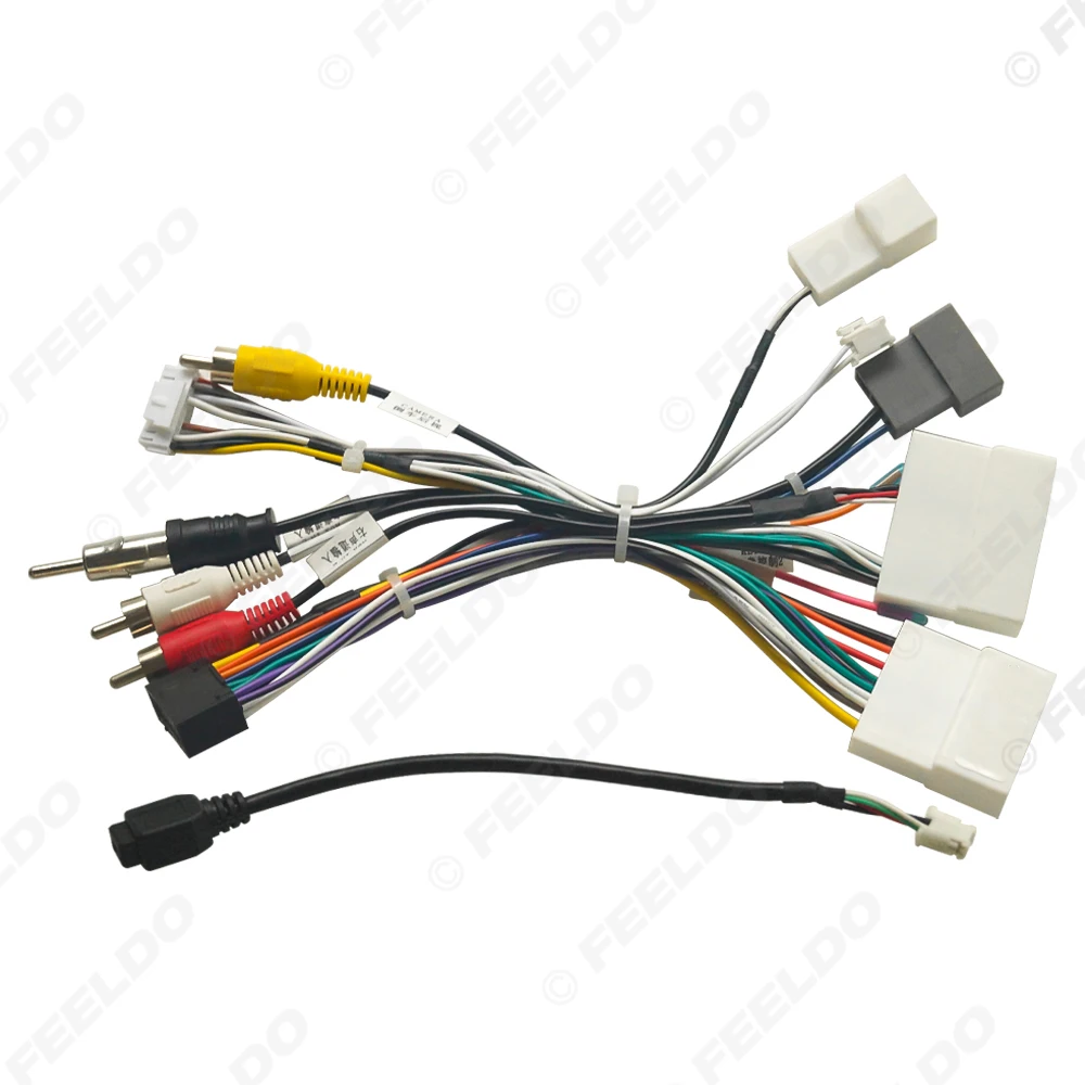 سيارة 16pin سلك الطاقة الأسلاك تسخير محول لنيسان ركلات/قاشقاي/X-Trall (تايوان) تركيب رئيس وحدة