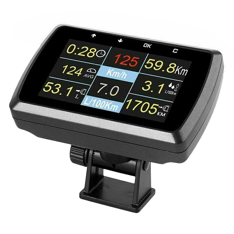 

Отличный новый A501C Многофункциональный умный автомобильный OBD HUD цифровой измеритель кода неисправности Дисплей сигнализации Проекционный дисплей
