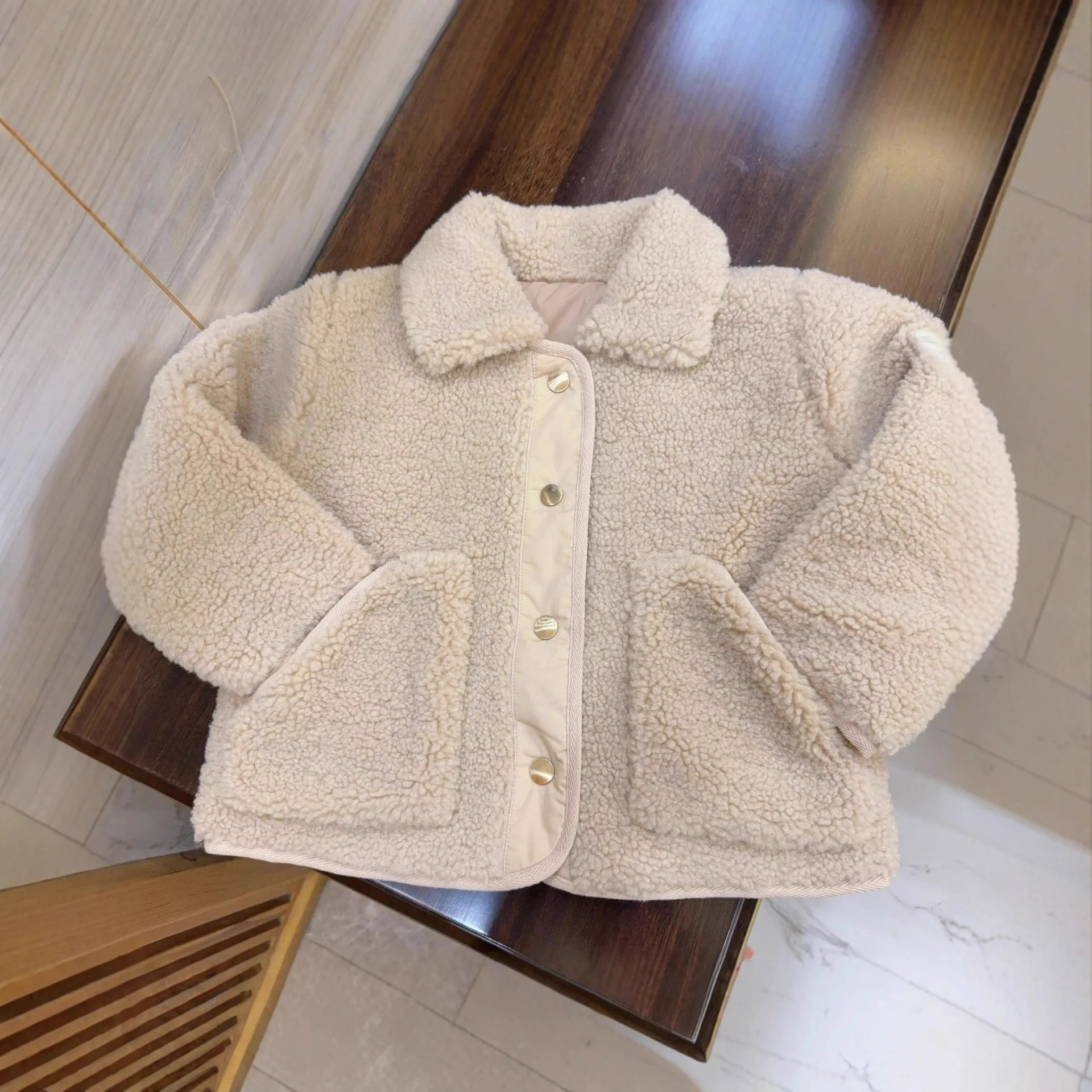 2025 Autumn BP Baby Girls Dress Boys Striped Shirts Smocking Dresses for Birthday Girls Kids Pink Pants Red Jackets Warm Coat