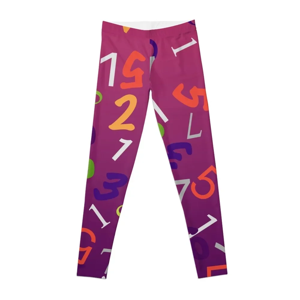 

figures and numbers Leggings Fitness clothing harem pants Leginsy push up Womens Leggings