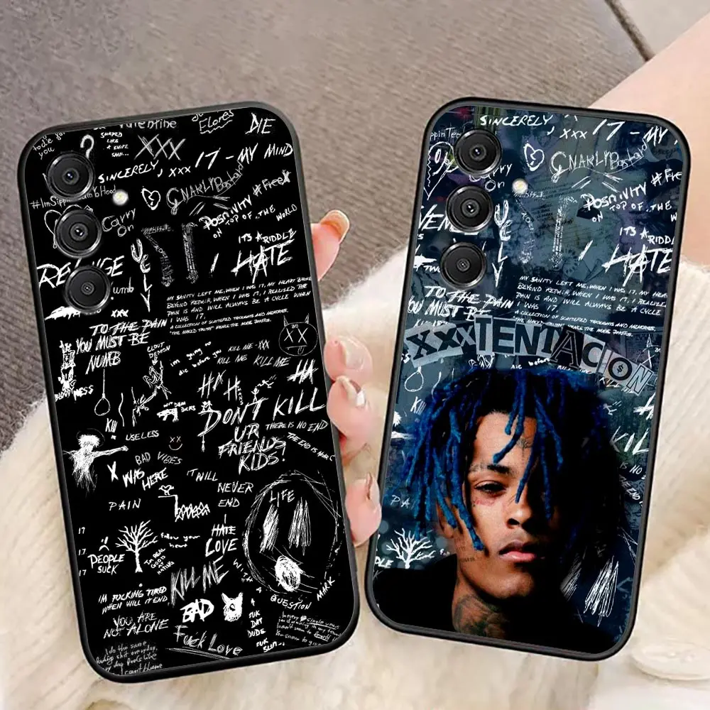 Phone Case For Samsung A14 A15 A16 A17 A22 A23 A26 A32 A36 A37 A51 A53 A54 A55 A56 A57 A72 A73 Cover Singer 17 X-XXXTentacions
