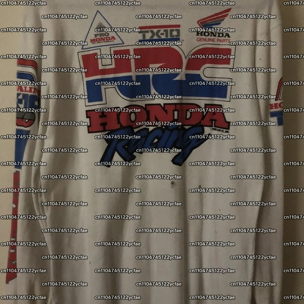 

Honda Official Race Uniform Motorcycle Off-Road Outdoor Cycling Long Sleeved Autumn Men Women Oversized Breathable Sports Tshirt