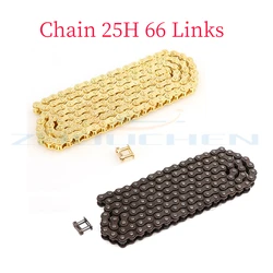 Motorcycle Engine Motor Starter Chain 25H 66 Links For 62mm Bore ZongShen ZS 190cc Z190 W190 1P62YML-2 Engine Dirt Pit Bike