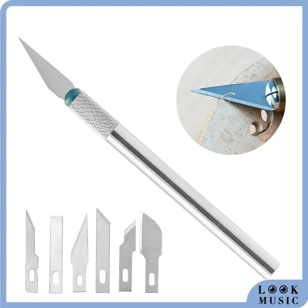 LOOK Professional Violin Knife Kit Violin Bridge Tunning Pegs Engraved Carpentry Tool Repair Carving Knife Tool 1/5/10 Sets