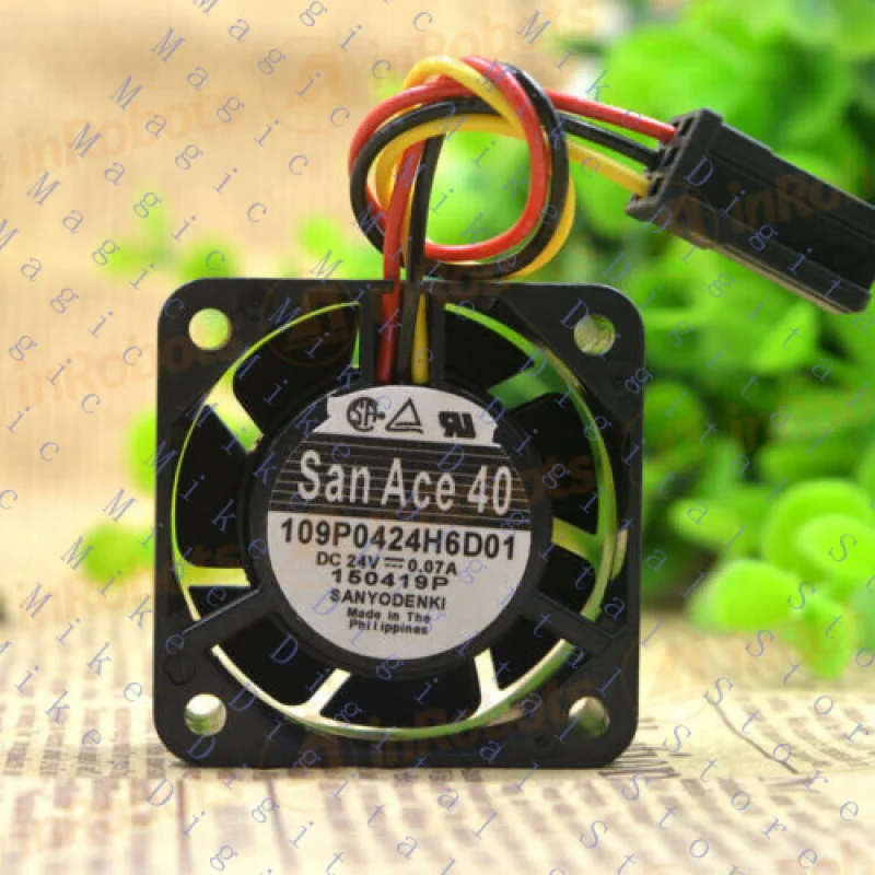 

UU ДЛЯ Sanyo 109P0424H6D01 4020 24 В 0,07 А охлаждающий вентилятор системы Fanuc 1 шт.