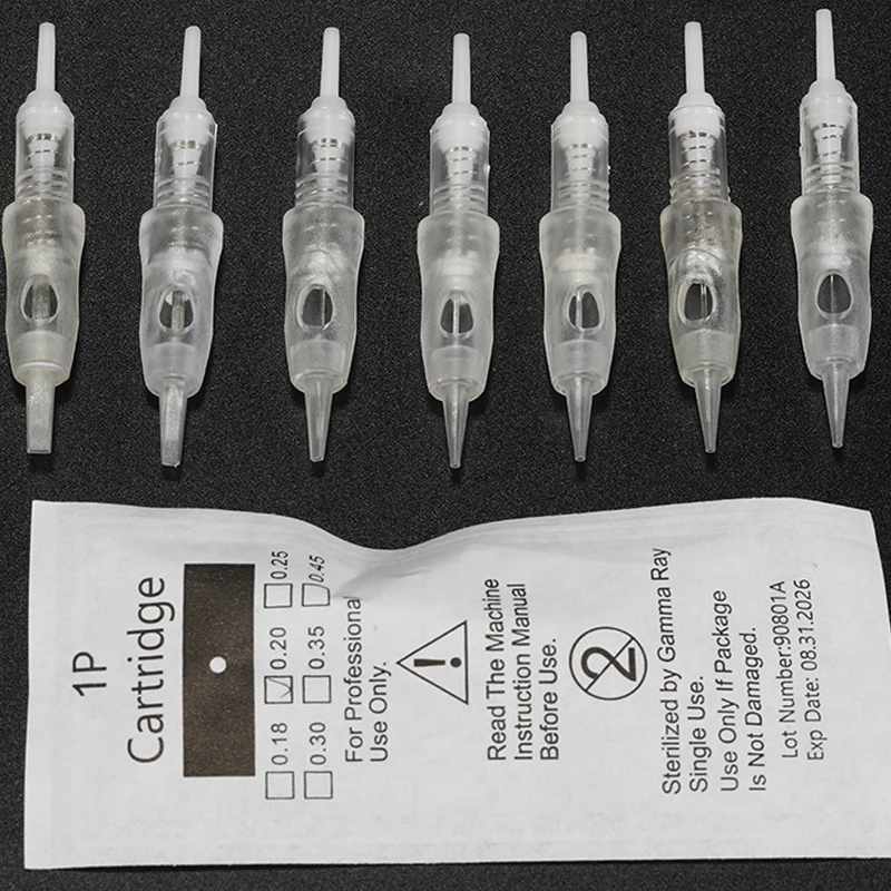 Disposable Tattoo Cartridge Needles for Eyebrow Lips 1R 2R 3R 3F 5F Sterilized Microblading Permanent Makeup Needles Accessories