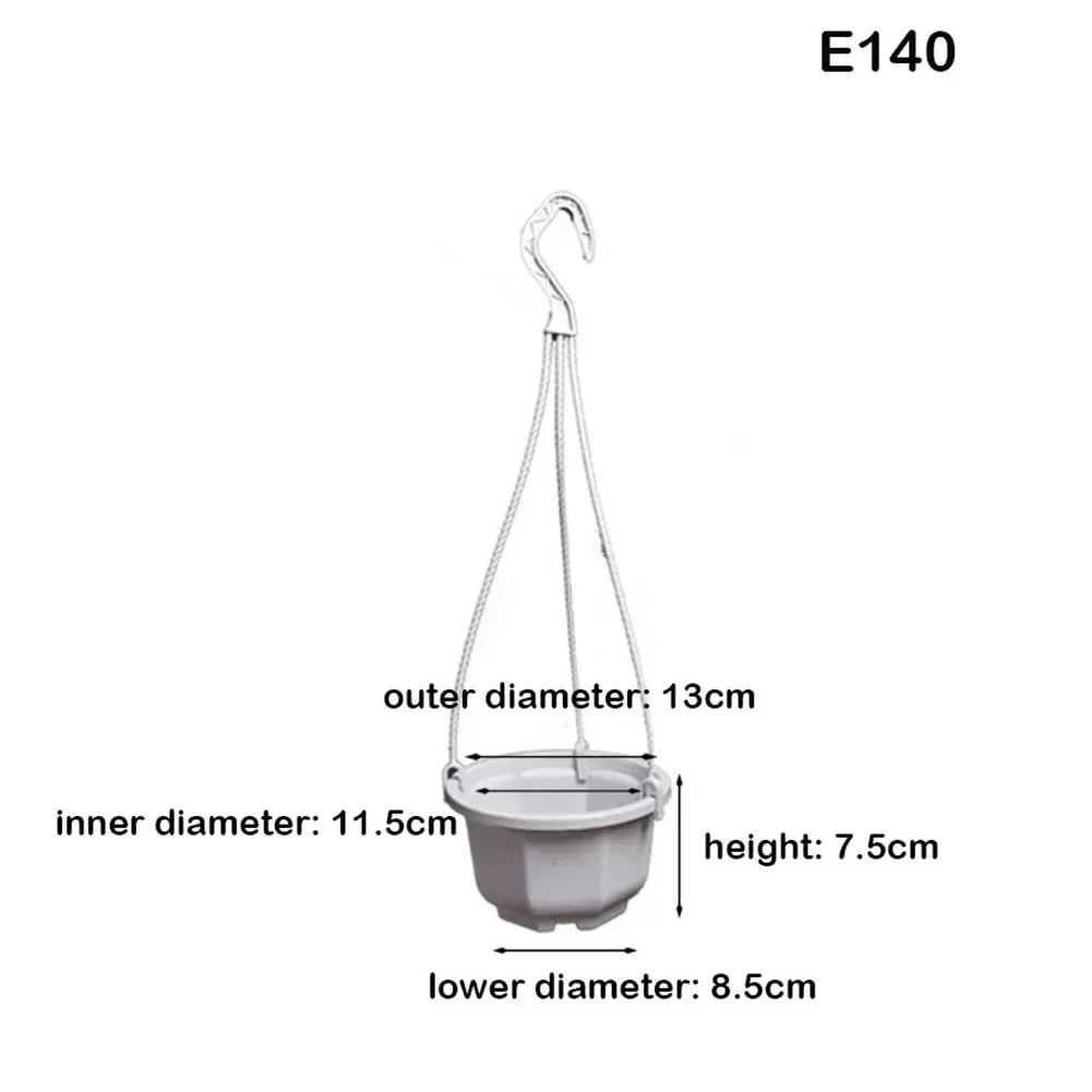 Garden Basket Flower Pot Garden Tool 9.5cm*9cm*6cm Removable Hook Widely Use 13cm*11.5cm*7.5cm 15cm*13cm*9cm 1pcs Nature