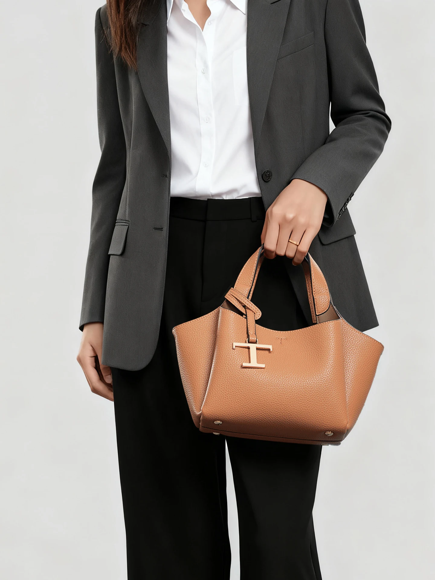 حقيبة يد نسائية جديدة لعام 2025 بتصميم سلة، حقيبة كتف صغيرة للتنقل اليومي، حقيبة يد بسيطة وعملية للسيدات