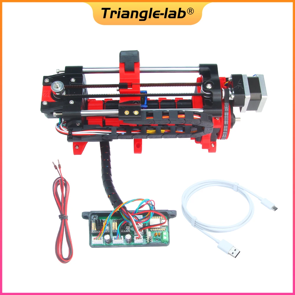 Imagem -03 - Trianglelab Trident Mmu Kit para Impressora 3d Enrager Coelho Alimentador de Cenoura Ercf Ercp Easy Brd V1.1 Multi Material para Extrusora Voron