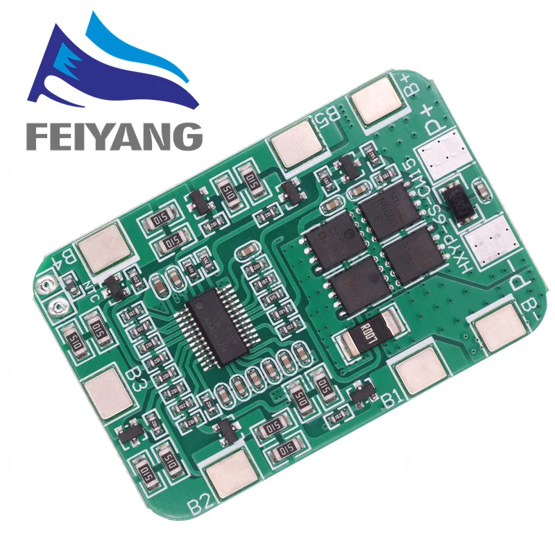 6S 22.2V 25.2V 14A 20A 18650 Li-ion Lithium Battery Charger Board Protection Board With Balanced PCB BMS 6 Pack Cell Module