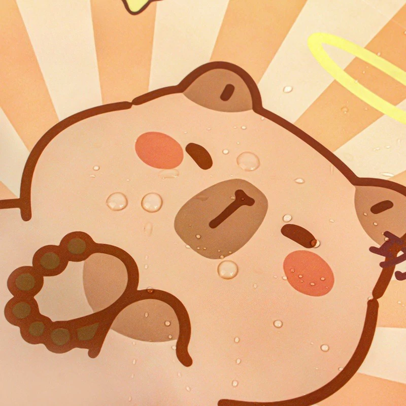 Cute Capybara File Folder Cartoon Creative Test Paper Storage Folder Portable Organ Pack Folder High-capacity File Folder