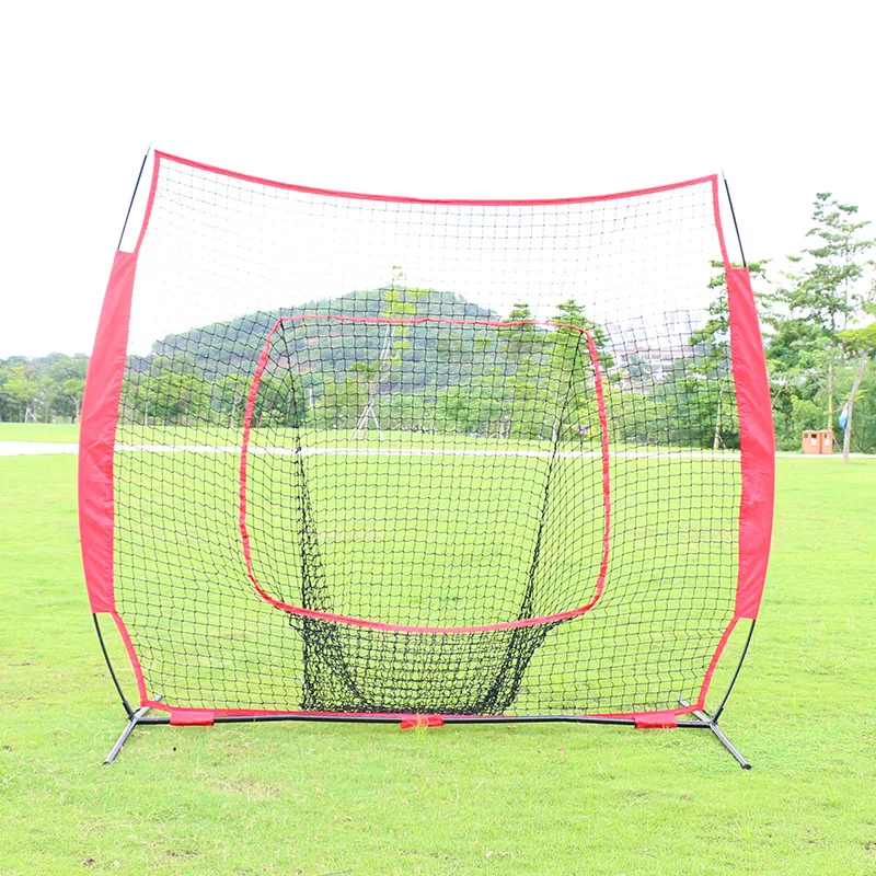 2026 High Quality 7FT Portable Folding Hitting Net for Baseball and Golf Practicepromote sales