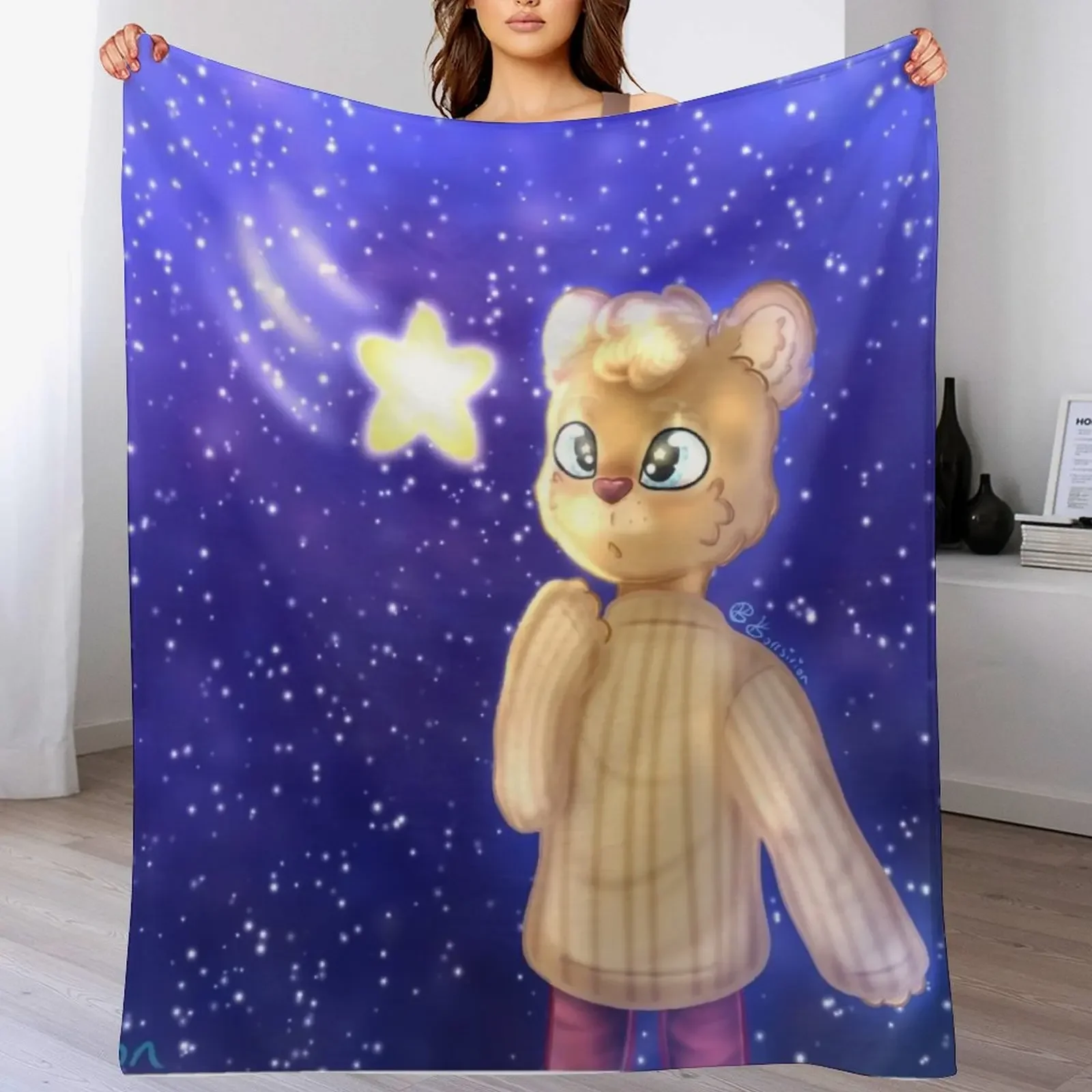 Ruben-Wish Upon A Star Throw Blanket Stuffeds Camping Blankets