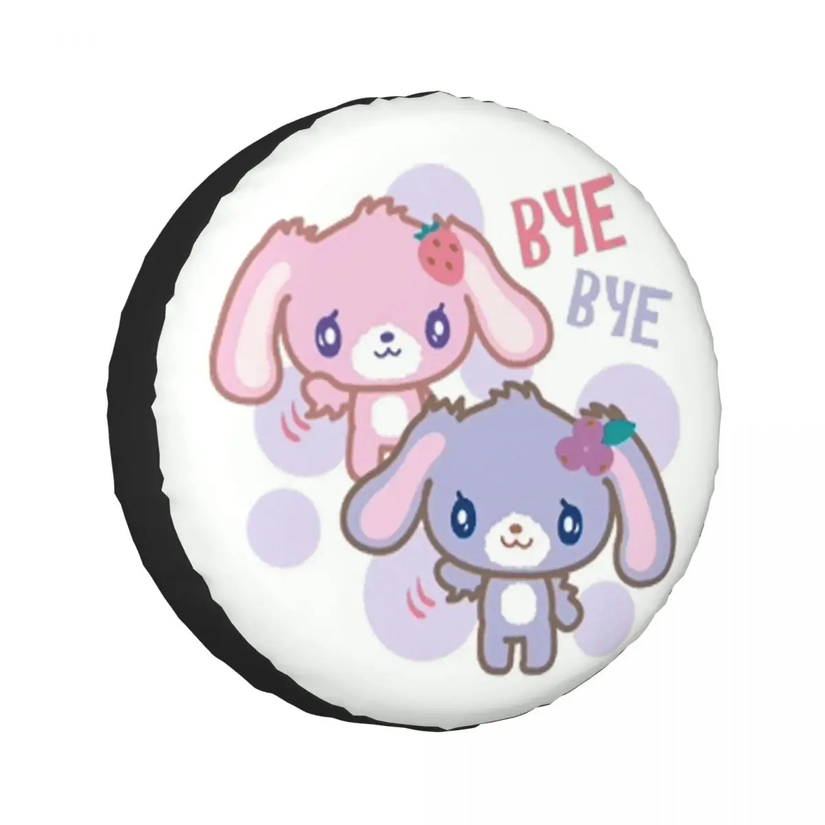 

Custom Sugarbunnies Spare Tire Cover for Car Pajero 4x4 Wheel Protector Covers 14" 15" 16" 17" Inch