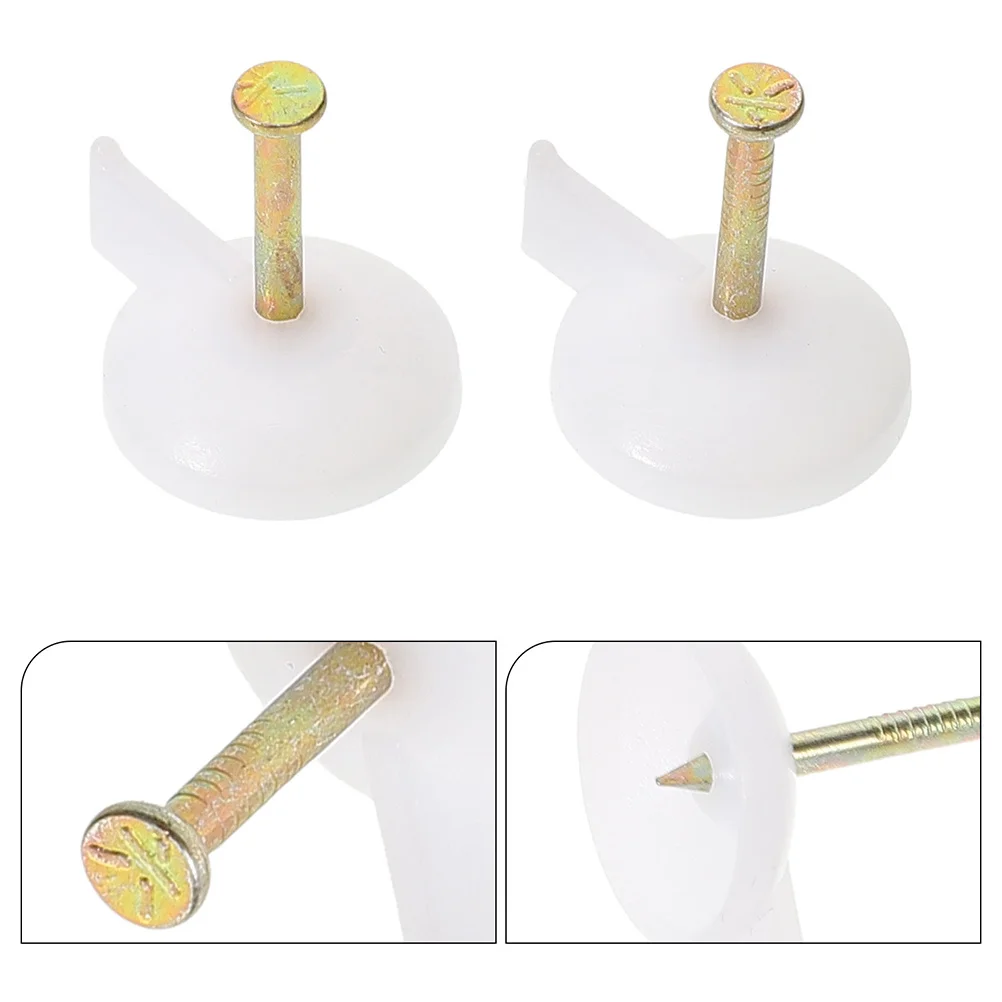 

45Pcs Metal Push Pins Wall Tacks Thumb Nails Large Head for Hanging Photos Paintings Mirrors Curtains Wallpaper Decoration