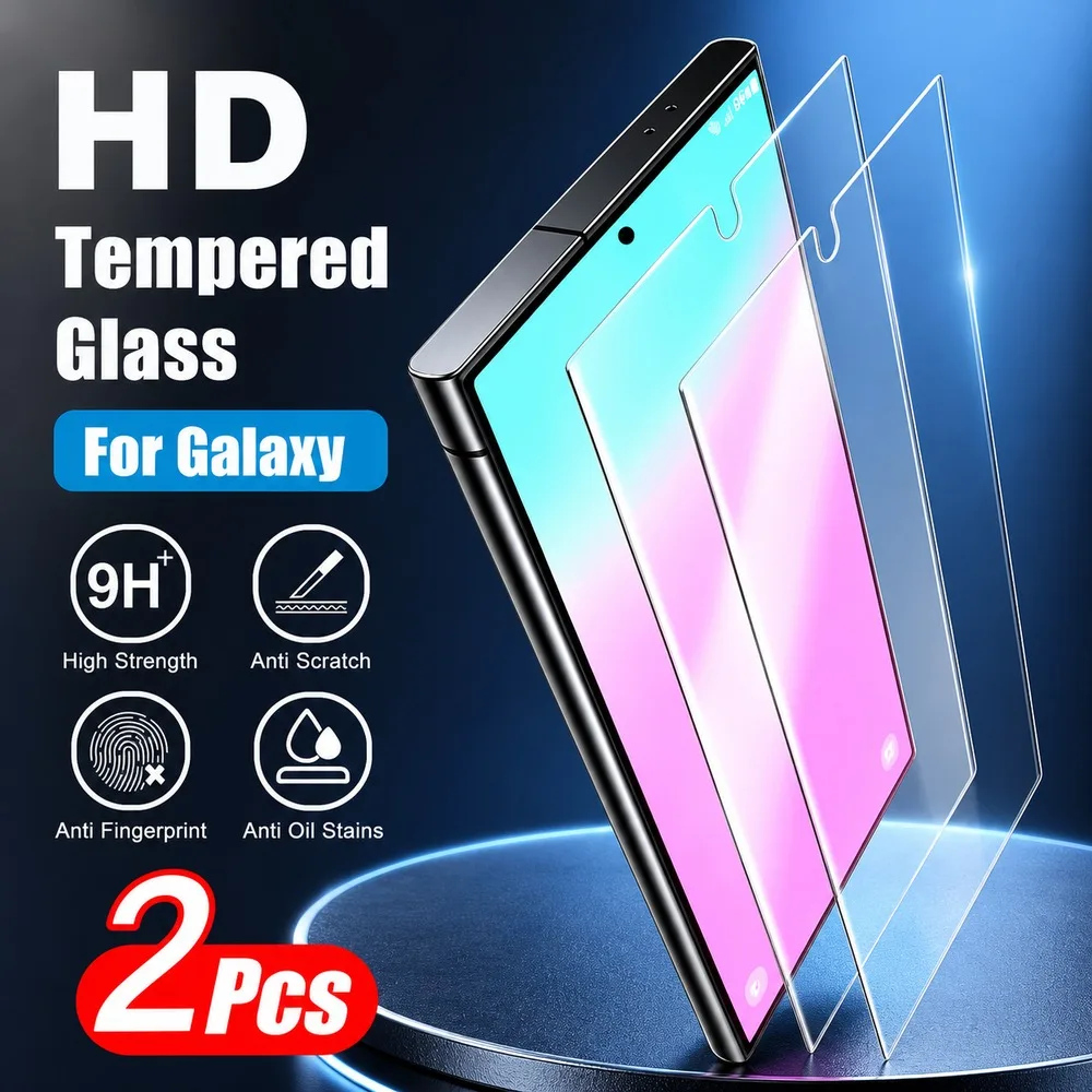2PCS Tempered Glass For Samsung Galaxy A13 A14 A22 A23 A24 4G Screen Protector For Samsung Galaxy A31 A32 5G A32 4G A33 5G A34