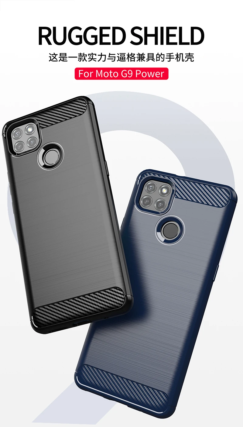 For Lenovo K12 Pro Case Bumper Rubber Silicone Carbon Fiber Cover For Lenovo K12 Pro Phone Case For Lenovo K12 Pro Case 6.8 inch