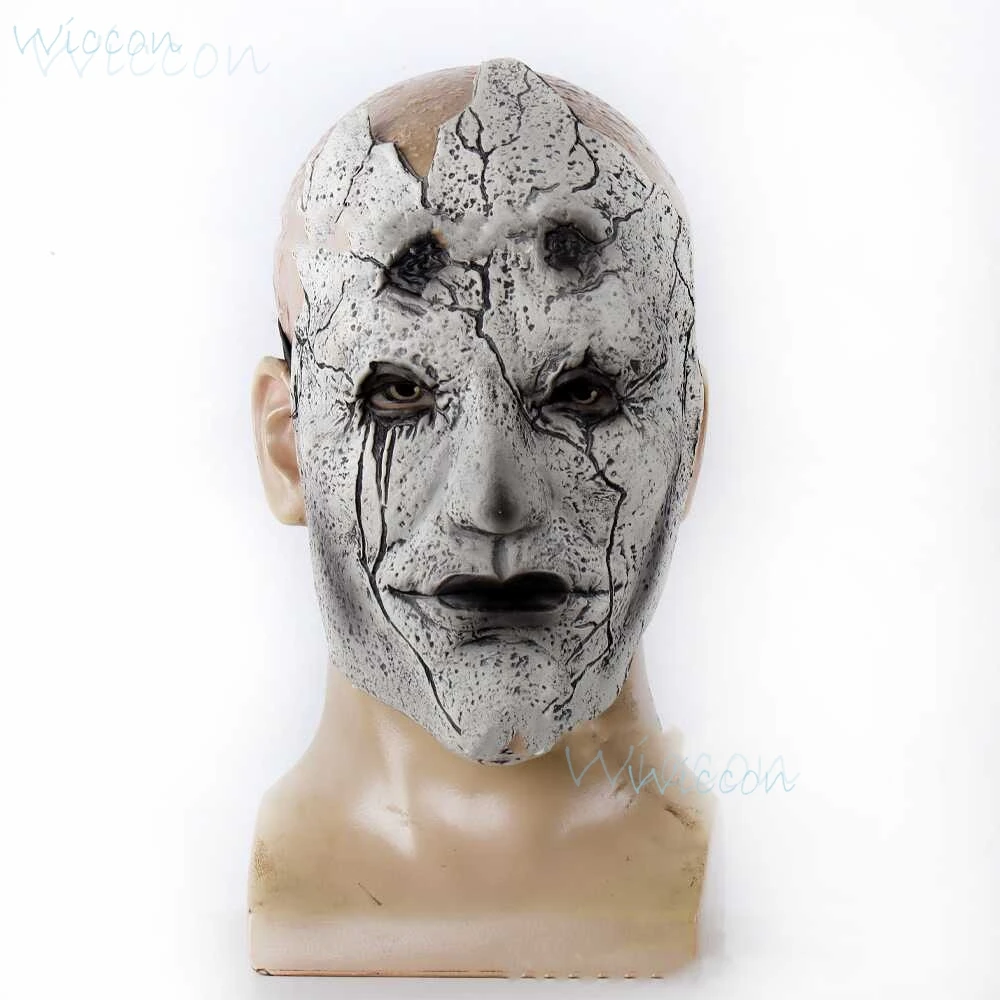 Black Myth Wukong Cosplay Boss Mi Dao Ren Mask Anime Game Cosplay Midaoren Halloween Party Men Fancy Crackled Scary Mask Props