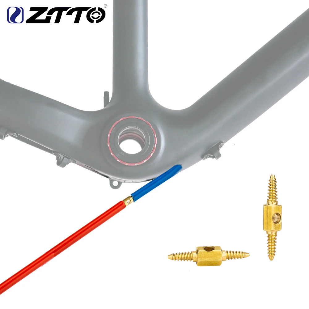 ZTTO 2 stücke 5 stücke Fahrrad Interne Kabel Routing Werkzeug MTB Rennrad Shift Brems Kabel Hydraulische Schlauch Routing Adapter stecker