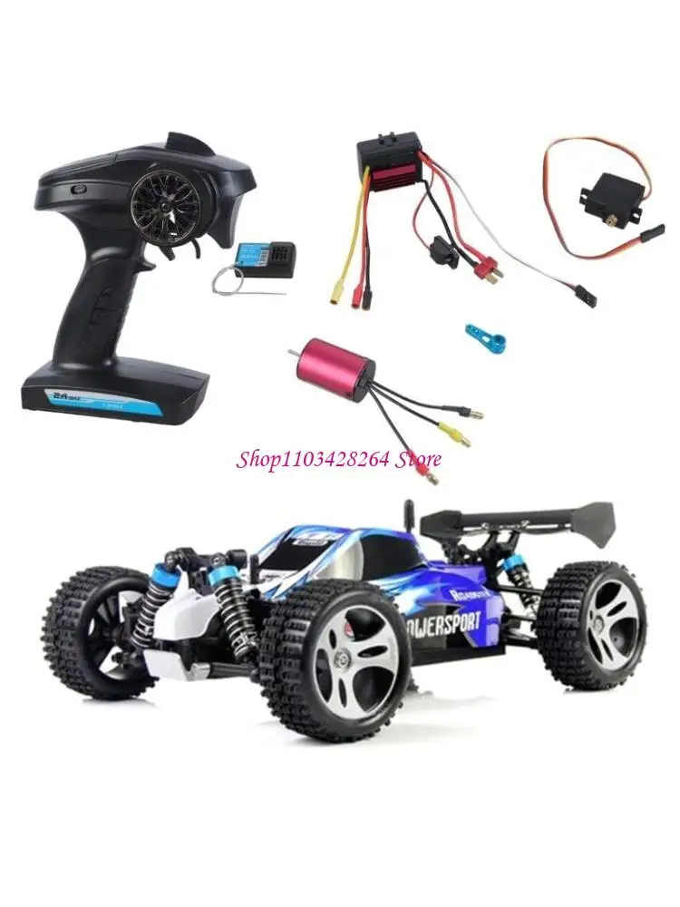 

RC Brushless Motor Transmitter Receiver 35A ESC Steering Motor Arm Upgrade Accs for WLtoy A959 A959-B A979-B HSP for Mon