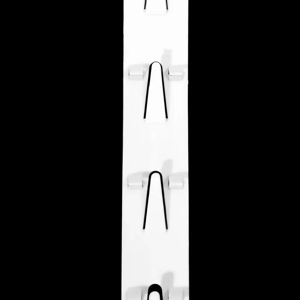 4Pcs Plastic Snack Hanging Strips with 12 Hooks with Label Header Display Hanger Useful Merchandising Clip Strip