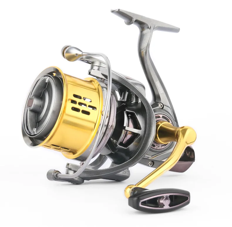 

WOEN all-metal SM8000 Sandy beach distant wheel 4.6:1 speed ratio Sea fishing spinning wheel 15 kg brake force