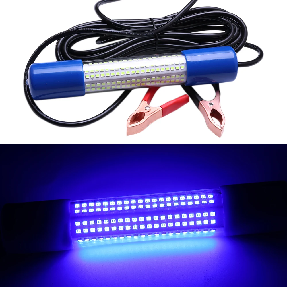 1 Stück 12-24V Angellicht, 50W Hochleistungs-Unterwasser-Leuchtköder, LED-Nachtlicht für Tiefseefischen zum Anlocken von Fischen und Garnelen – Detail 7