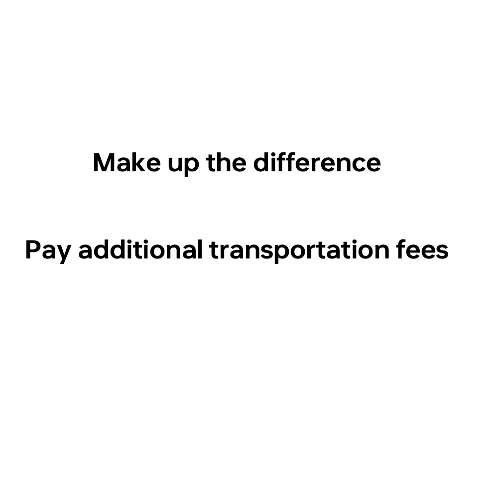 

Pay the price difference Cover additional shipping costs Order replacement parts。