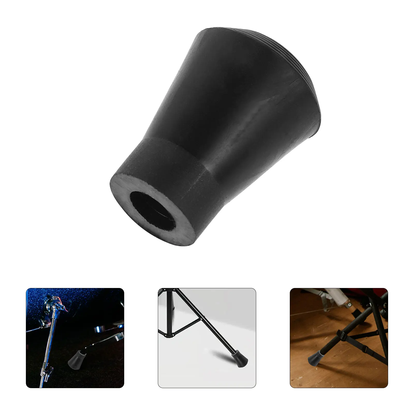 

3pcs Leg Plastic Sleeves Wear-Resistant Anti-Slip Floor Pads Noise Reduction Drum Stand Feet Replacement Accessories For Drum