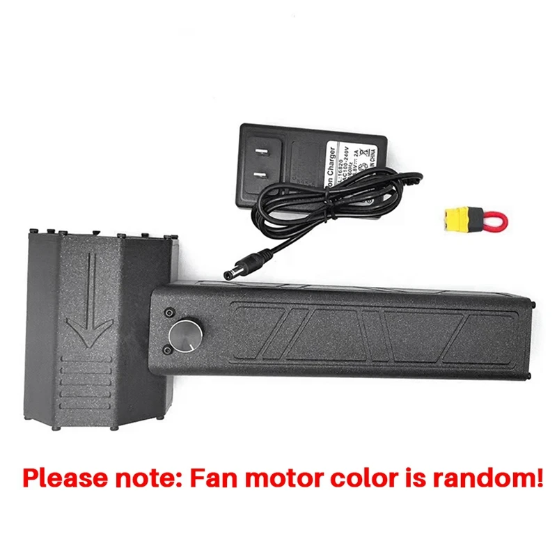 Ventilateur Turbo Jet XL, 64mm, 60000 tr/min, 8000 mAh, réglage de la vitesse en continu, prise UE