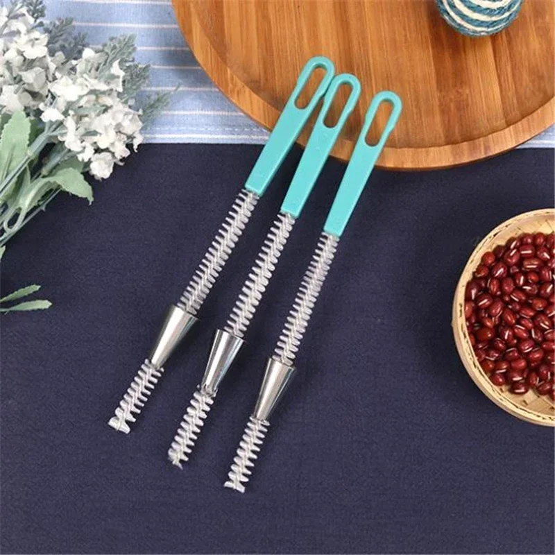 Nylon Spiral Brushes for Straws Glasses Keyboards Jewelry Stainless Steel Feeding Bottle Cleaning Brush High Quality Clean Tools