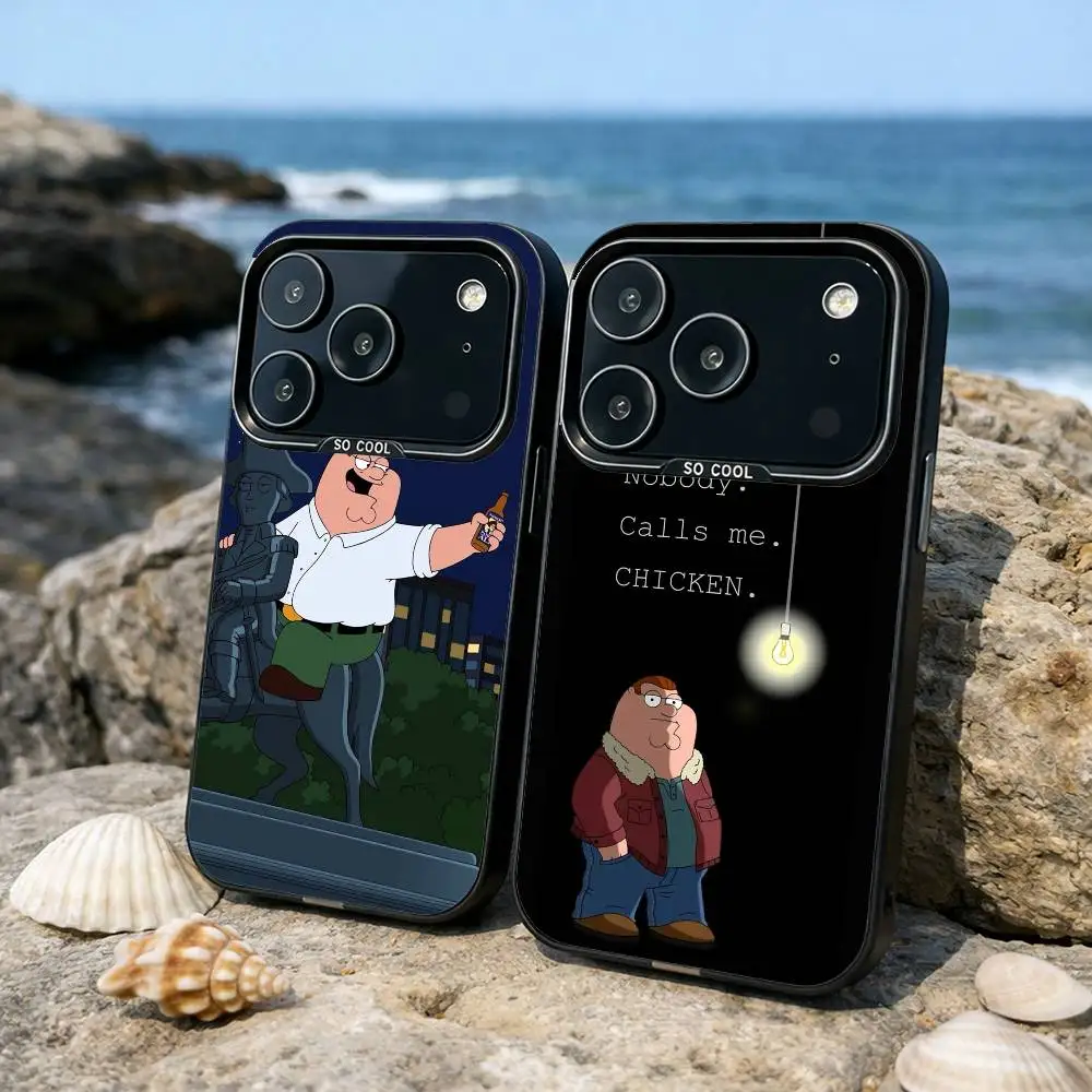 

F-Family F-Funny G-Guy Phone Case For iPhone17,16,15,14,13,12,11,Pro,MAX White Matte Shockproof Cover