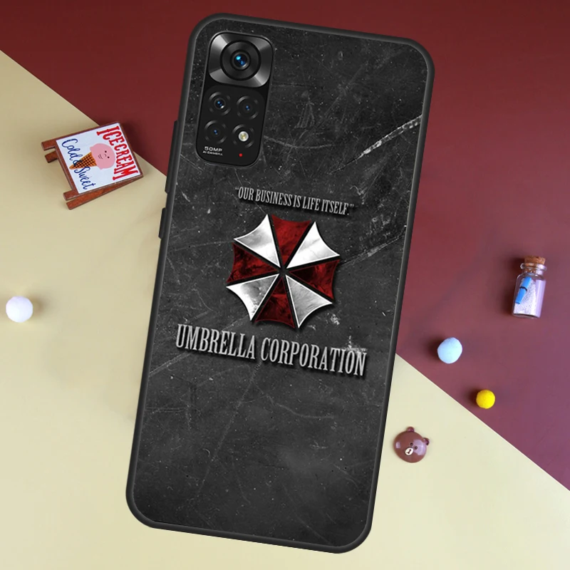 Custodia Umbrella Corporation per Redmi Note 11 Pro Redmi Note 10 Pro 9 8 12 9S 10S 11S Redmi 10 9 9A 9C 10C Coque