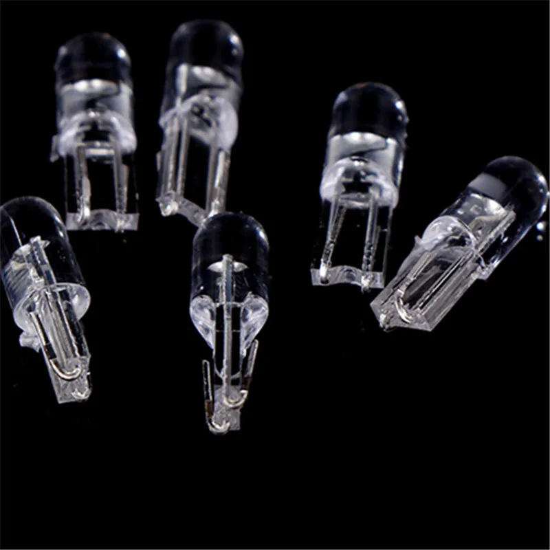 For Car Warning System Secure Instrument Clusters 5.10PCS T5 COB LED Dashboard Gauge Indicator Lights